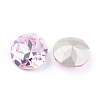 Pointed Back & Back Plated Glass Rhinestone Cabochons RGLA-J012-10mm-223-3