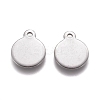 Tarnish Resistant 304 Stainless Steel Charms STAS-M274-021A-1