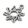 Non-Tarnish Laser Cut 304 Stainless Steel Charms STAS-G323-01P-2