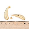304 Stainless Steel Rhinestone Stud Earrings EJEW-M070-08G-3