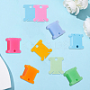 200Pcs 5 Colors PVC Plastic Thread Winding Boards TOOL-SC0001-82-7