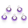 Alloy Enamel Charms ENAM-R059-03A-P-RS-1