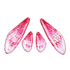 Transparent Resin Wing Earrings Pendants FIND-TAC0006-60B-1