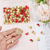 120Pcs 6 Styles Acrylic Pendants PALLOY-BM00011-3