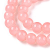 Baking Paint Imitation Jade Glass Round Bead Strands DGLA-Q021-10mm-03-3