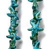 Synthetic Turquoise Dyed Beads Strands G-P507-04S-1