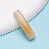 Natural Topaz Jade Curved Rectangle Links PW-WGACC19-15-1