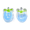 Transparent Acrylic Enamel Beads TACR-N012-004A-1