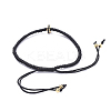 (Jewelry Parties Factory Sale)Adjustable Nylon Cord Braided Bead Bracelets BJEW-JB05016-01-2