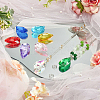 DIY Teardrop Glass & Stainless Steel Keychain Making Kit DIY-SP0001-22-4