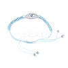 Adjustable Nylon Thread Braided Bead Bracelets BJEW-JB05157-5