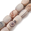 Natural Fire Crackle Agate Beads Strands G-G190-B01-01-4