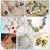 3 Strands Handmade Millefiori Glass Round Bead Strands LAMP-LT0001-16C-5