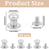 50Pcs Alloy Round Head Knobs for Small Jewelry Box Making DIY-GF0012-49P-2