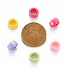 Opaque Acrylic European Beads TACR-S153-41I-3