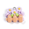 Resin Pendants RESI-I061-08B-1