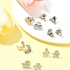 12Pcs 6 Styles 304 Stainless Steel Stud Earring Findings FIND-FS0002-39-8