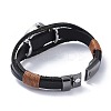Men's Alloy Watch Head Bracelet Watches BJEW-JB04429-3