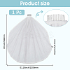 Nylon Mesh Bridal Veils AJEW-WH20018-77-2