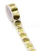 Flat Round Paper Thank You Stickers LS-DIY-C042-09B-3