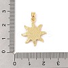 Brass Micro Pave Cubic Zirconia Pendants KK-R100-13G-01-3