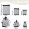 100pcs 3 Styles Large Organza Pouches Portable Shoes Bag Travel Storage Drawstring Bags OP-SP0001-04-2