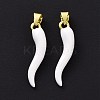 Rack Plating Brass Enamel Charms KK-C008-19G-03-3