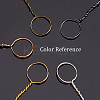 Round Copper Wire for Jewelry Making CWIR-BC0004-0.15mm-02-6