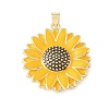 Brass Enamel Pendants KK-CBA9CBD-08G-1