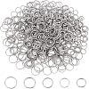 500pcs 5 Style 304 Stainless Steel Split Rings STAS-UN0026-11-1