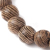 Summer Beach Starfish Dyed Synthetic Turquoise & 6mm Round Wenge Wood Beaded Stretch Bracelets for Women BJEW-JB10514-02-4