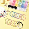 DIY Round Acrylic Beads Jewelry Making Findings Kits DIY-FS0007-79-8