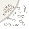 30Pcs 6 Styles Tibetan Style Alloy Infinity with Hope Connector Charms TIBE-FS0003-26-3