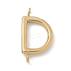 304 Stainless Steel Letter Connector Charms STAS-M108-01G-04-1