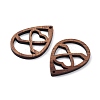 Walnut Wood Laser Cut Pendants WOOD-Q051-01C-2