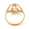 Ion Plating(IP) 304 Stainless Steel Holllow Human Adjustable Ring for Women RJEW-M149-16G-2