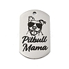 Anti-Tarnish 201 Stainless Steel Pendants STAS-R002-02P-09-1