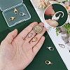 8Pcs 2 Colors Brass Lobster Claw Clasps FIND-PH0026-19-3