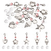 20Pcs 5 Styles 304 Stainless Steel Pendant Decoration HJEW-TA0001-28-2