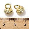 Brass Micro Pave Cubic Zirconia Cup Pearl Peg Bails Pin Pendants KK-S397-05A-3