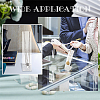 Transparent Acrylic Necklace Display Stands NDIS-WH0006-10-7