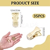 35Pcs Alloy Alligator Clips FIND-CP0003-16G-2