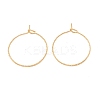 Ion Plating(IP) 316 Surgical Stainless Steel Hoop Earrings Findings X-STAS-D183-02G-01-1