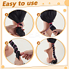 5Pcs 5 Colors Nylon Hair Ties Wigs OHAR-GA0001-15-3