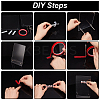 2 Set 2 Style Transparent Acrylic Wearing Armor Display Board DIY-FG0005-37-4