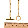 5MM 304 Stainless Steel Oval Link Chain OT Necklaces for Women LS-NJEW-A059-04G-3