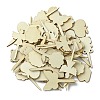 60Pcs 12 Styles Wood Pieces WOOD-CJ0002-05-3