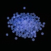 Luminous Glow in the Dark Transparent Glass Round Beads GLAA-F124-B01-2