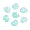 Transparent Spray Painted Glass Pendants GGLA-S054-014E-02-1