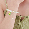 8Pcs 8 Colors Glass Round Beaded Stretch Bracelets Set BJEW-AN0001-75-5